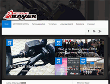 Tablet Screenshot of motorrad-bayer.de